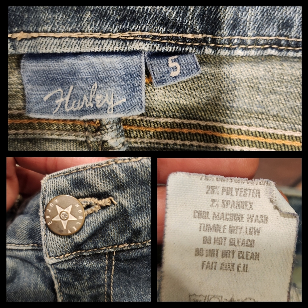 VTG Hurley Flare Jeans - Picture 16 of 16